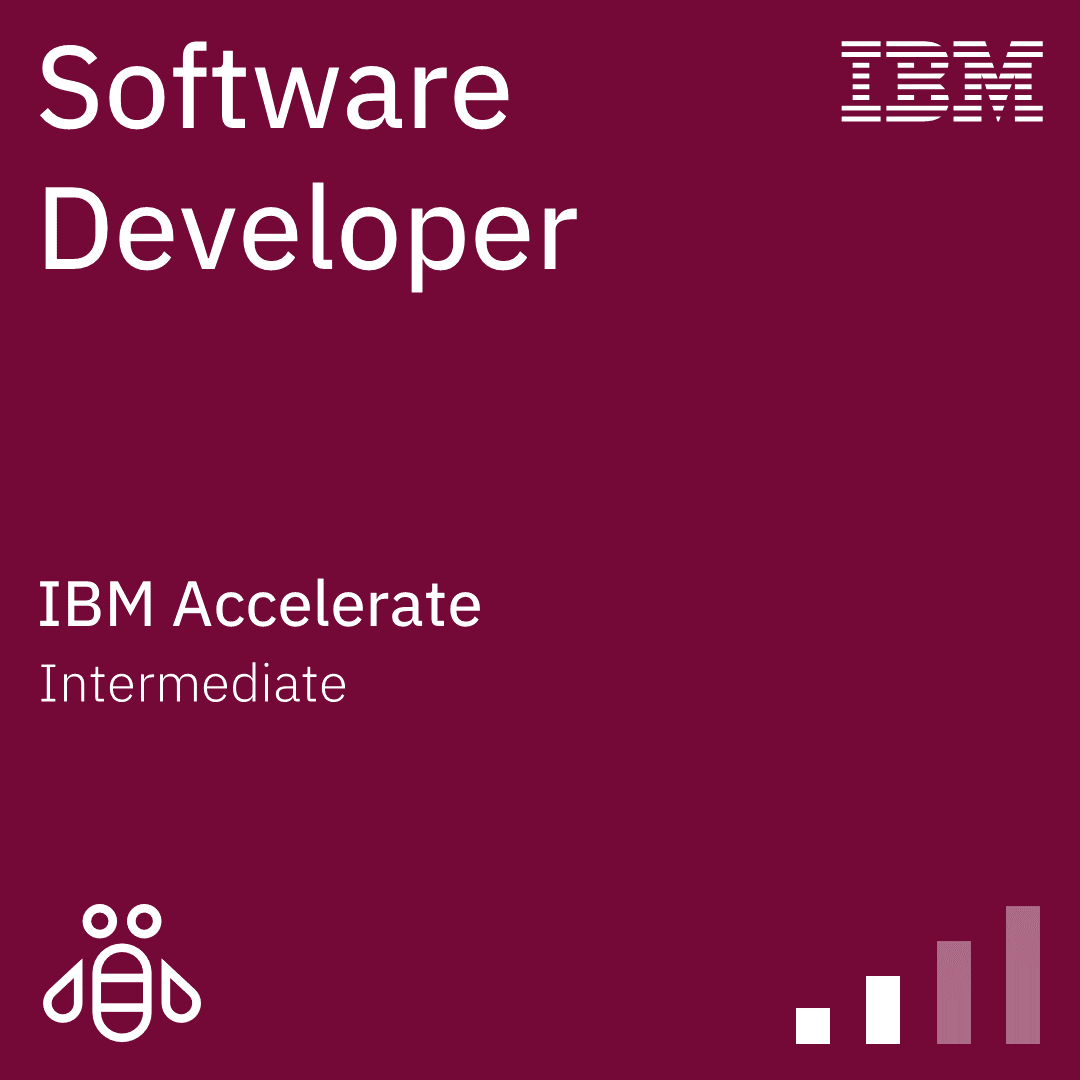 IBM Accelerate - Software Developer badge